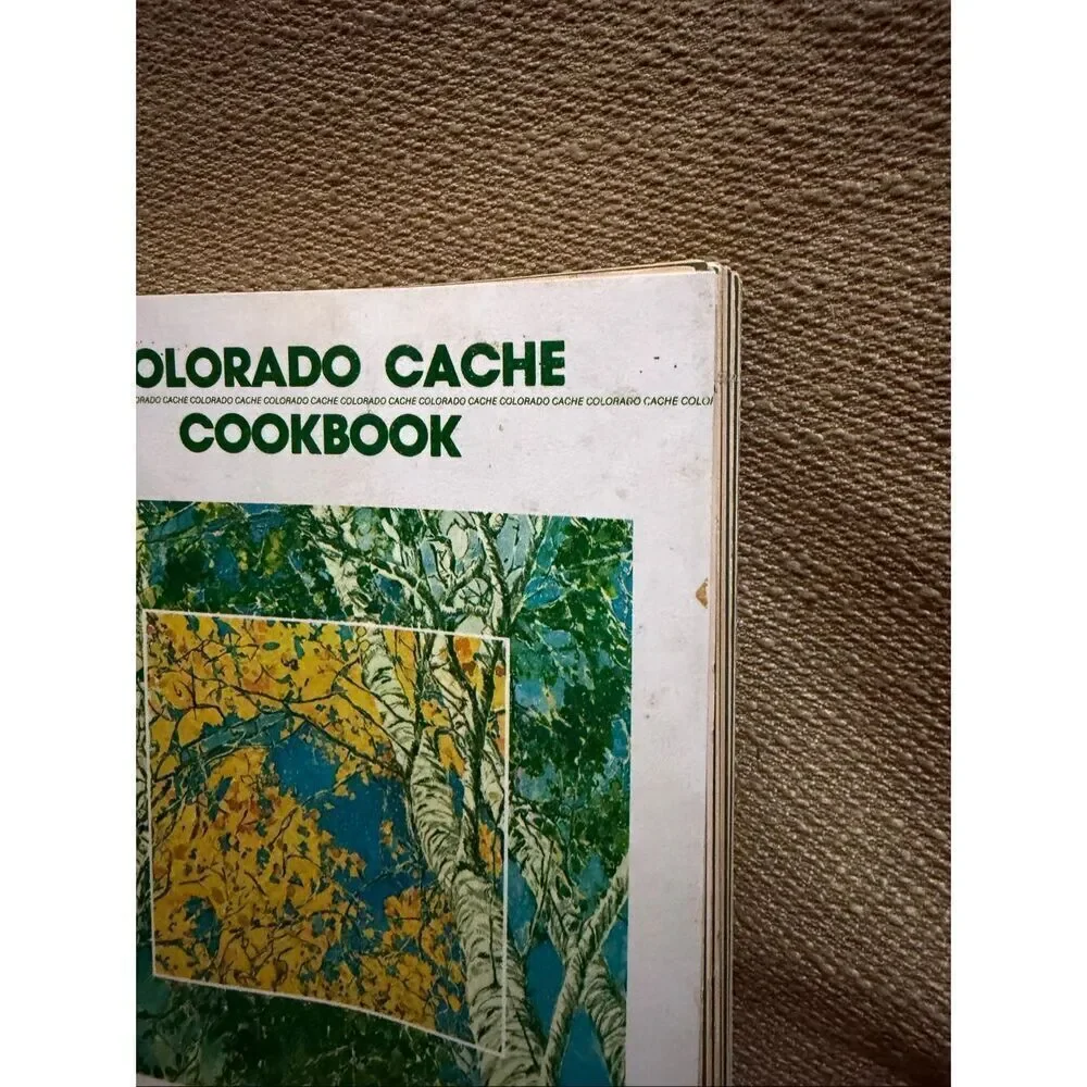 Vintage Colorado Cache Cookbook Junior League of Denver 1983 Spiral Retro Recipe